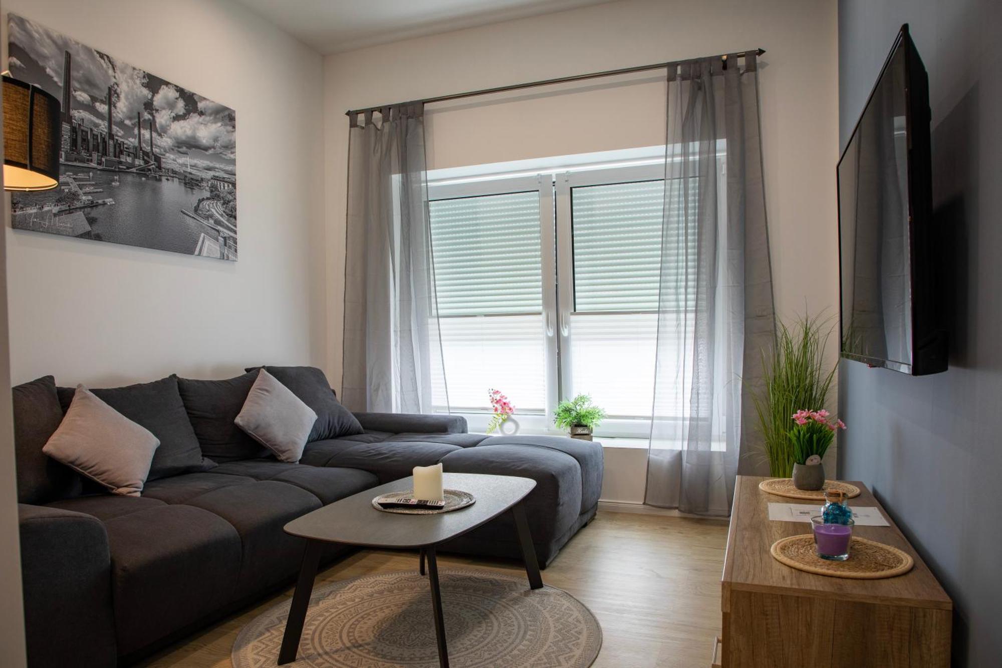 Hannibal - Design Apartment Lilie 2, Vw Naehe, Parkplatz, Kueche, Highspeed-Wlan, Fitness, Solarium Wolfsburg Exterior foto